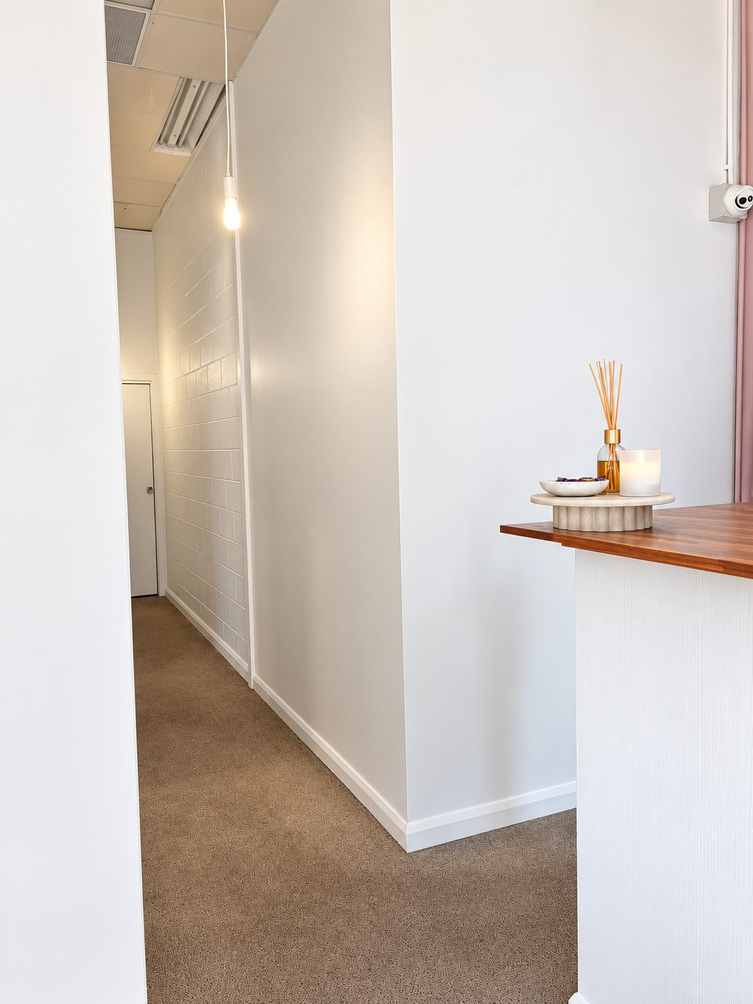Reception corner at Elements Face and Body
