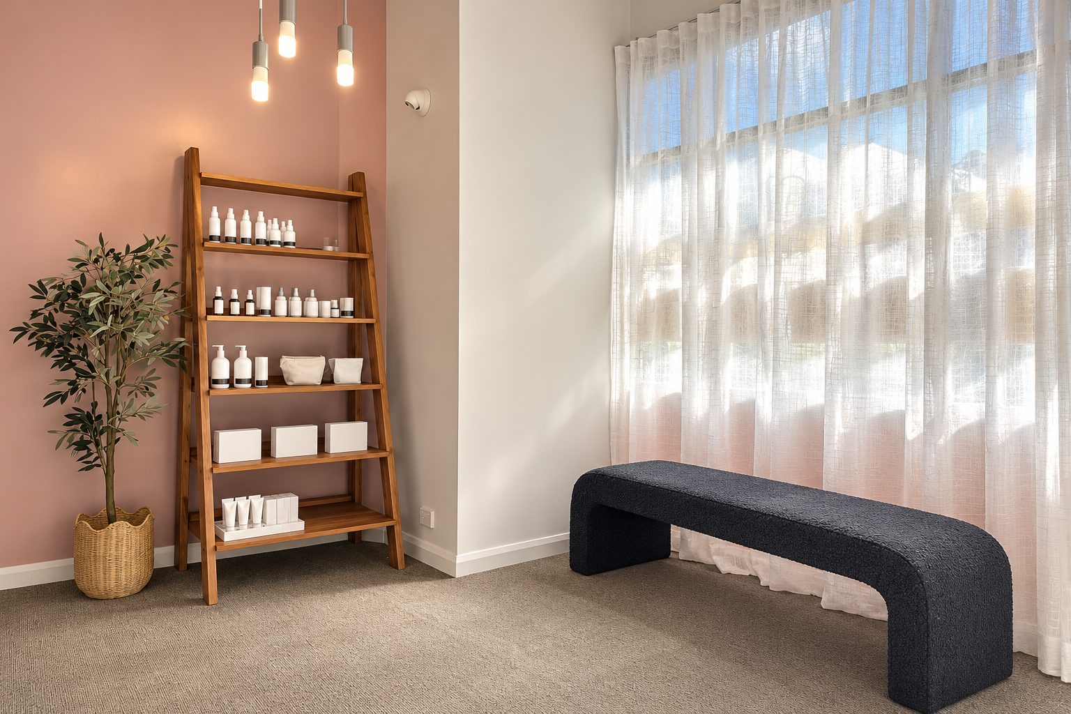 Dermatonics skin care on the retail shelf at Elements Face and Body